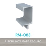 PERFIL ALUMÍNIO ROMETAL GOLA 18MM RM-083 6 MT INOX MATE PERFIL ALUMÍNIO ROMETAL GOLA 18MM RM-083 6 MT INOX MATE
