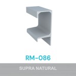 PERFIL ALUMÍNIO ROMETAL GOLA 18MM RM-086 6 MT NATURAL