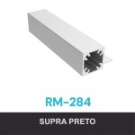 PERFIL ALUMÍNIO ROMETAL LINK RM-284 C/1 ABA 3 MT PRETO