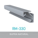 PERFIL ALUMÍNIO ROMETAL P/LED CANTO 45º RM-330 3 MT NATURAL