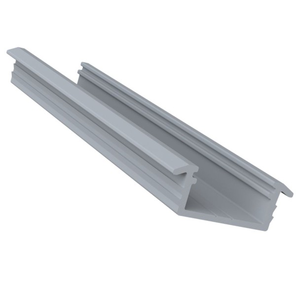 PERFIL ALUMÍNIO ROMETAL P/LED EMBUTIR RM-331 3 MT PRETO