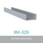 PERFIL ALUMÍNIO ROMETAL P/LED SOBREPOR RM-329 3 MT NATURAL
