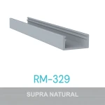 PERFIL ALUMÍNIO ROMETAL P/LED SOBREPOR RM-329 3 MT NATURAL