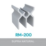 PERFIL ALUMÍNIO ROMETAL SEQUENZIATO INFERIOR RM-200 6 MT NATURAL