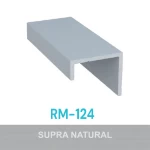 PERFIL ALUMÍNIO ROMETAL TESTEIRA 18MM RM-124 6 MT NATURAL