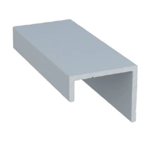 PERFIL ALUMÍNIO ROMETAL TESTEIRA 15MM RM-123 6 MT INOX MATE