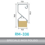 PERFIL ALUMÍNIO ROMETAL TIPO COLEGATO 15MM RM-336 6 MT INOX MATE PERFIL ALUMÍNIO ROMETAL TIPO COLEGATO 15MM RM-336 6 MT INOX MATE