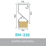 PERFIL ALUMÍNIO ROMETAL TIPO COLEGATO 15MM RM-336 6 MT NATURAL PERFIL ALUMÍNIO ROMETAL TIPO COLEGATO 15MM RM-336 6 MT NATURAL