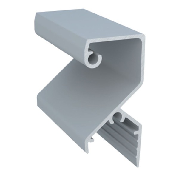 PERFIL ALUMÍNIO ROMETAL TIPO COLEGATO 15MM RM-336 6 MT NATURAL