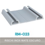 PERFIL ALUMÍNIO ROMETAL TRILHO INFERIOR RM-023 6 MT INOX MATE PERFIL ALUMÍNIO ROMETAL TRILHO INFERIOR RM-023 6 MT INOX MATE