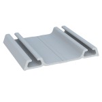 PERFIL ALUMÍNIO ROMETAL TRILHO INFERIOR RM-023 6 MT NATURAL