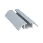 PERFIL ALUMÍNIO ROMETAL TRILHO INFERIOR RM-027 6 MT NATURAL