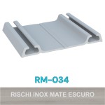 PERFIL ALUMÍNIO ROMETAL TRILHO INFERIOR RM-034 6 MT INOX MATE PERFIL ALUMÍNIO ROMETAL TRILHO INFERIOR RM-034 6 MT INOX MATE