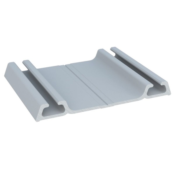 PERFIL ALUMÍNIO ROMETAL TRILHO INFERIOR RM-034 6 MT INOX MATE