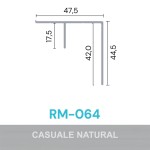 PERFIL ALUMÍNIO ROMETAL TRILHO INFERIOR RM-064 P/SS-150 6 MT NATURAL PERFIL ALUMÍNIO ROMETAL TRILHO INFERIOR RM-064 P/SS-150 6 MT NATURAL