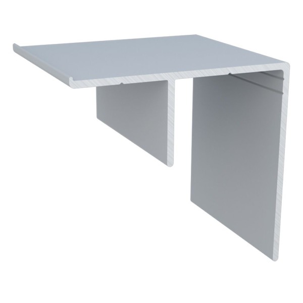 PERFIL ALUMÍNIO ROMETAL TRILHO INFERIOR RM-064 P/SS-150 6 MT NATURAL