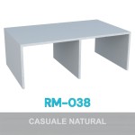 PERFIL ALUMÍNIO ROMETAL TRILHO SUPERIOR RM-038 6 MT NATURAL