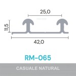 PERFIL ALUMÍNIO ROMETAL TRILHO SUPERIOR RM-065 P/SS-150 6 MT NATURAL PERFIL ALUMÍNIO ROMETAL TRILHO SUPERIOR RM-065 P/SS-150 6 MT NATURAL