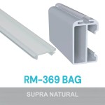 PERFIL ALUMÍNIO ROMETAL TUBO CABIDEIRO LED RM-369-BAG 3 MT C/DIFUSOR PERFIL ALUMÍNIO ROMETAL TUBO CABIDEIRO LED RM-369-BAG 3 MT C/DIFUSOR