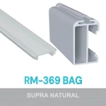 PERFIL ALUMÍNIO ROMETAL TUBO CABIDEIRO LED RM-369-BAG 3 MT C/DIFUSOR PERFIL ALUMÍNIO ROMETAL TUBO CABIDEIRO LED RM-369-BAG 3 MT C/DIFUSOR