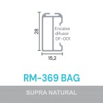 PERFIL ALUMÍNIO ROMETAL TUBO CABIDEIRO LED RM-369-BAG 3 MT S/DIFUSOR