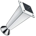 PÉ MÓVEIS METAL CÔNICO 120MM CROMADO PÉ MÓVEIS METAL CÔNICO 120MM CROMADO
