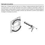 PLACA + SUPORTE MARGIRIUS SLEEK MÓVEL 70X70MM BRANCA