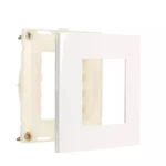 PLACA + SUPORTE MARGIRIUS SLEEK MÓVEL 80X80MM BRANCA