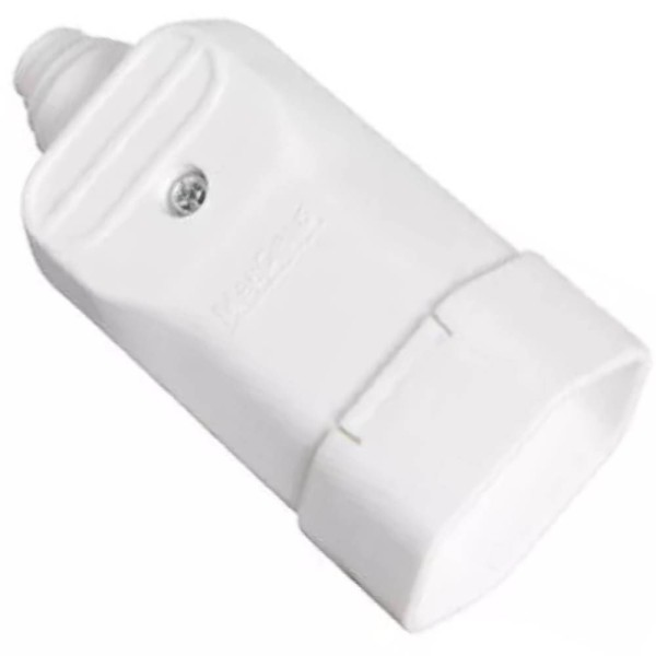 PLUGUE FÊMEA MARGIRIUS RETO 2P+T 20A BRANCO
