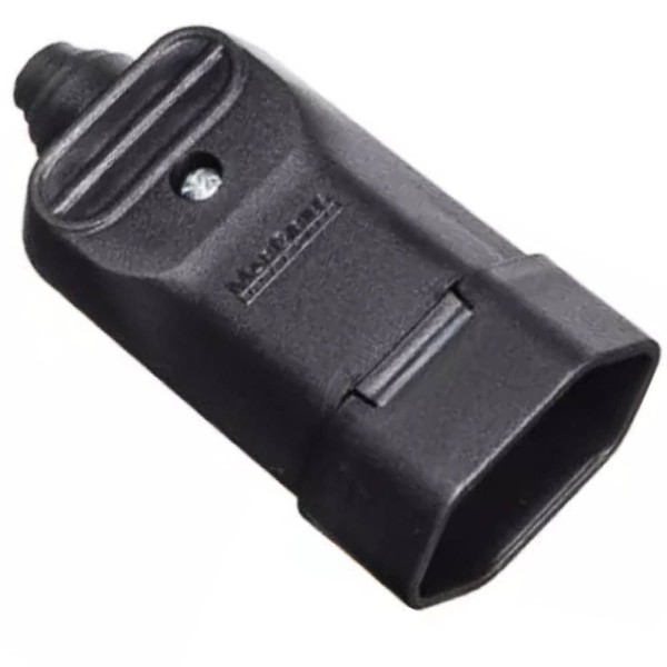 PLUGUE FÊMEA MARGIRIUS RETO 2P+T 20A PRETO