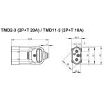 PLUGUE FÊMEA MARGIRIUS RETO 2P+T 20A BRANCO PLUGUE FÊMEA MARGIRIUS RETO 2P+T 20A BRANCO