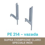 PONTEIRA ROMETAL CAVA 18MM PE-214 VAZADA PAR CHAMPAGNE/INOX PONTEIRA ROMETAL CAVA 18MM PE-214 VAZADA PAR CHAMPAGNE/INOX
