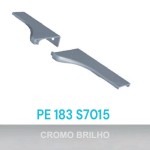 PONTEIRA ROMETAL FACETATO 15MM PE-183 S7015 PAR CROMADO