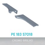 PONTEIRA ROMETAL FACETATO 18MM PE-183 S7018 PAR CROMADO