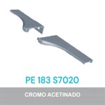 PONTEIRA ROMETAL FACETATO 20MM PE-183 S7020 PAR CROMO ACETINADO