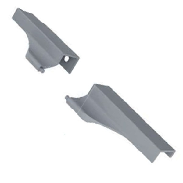 PONTEIRA ROMETAL FACETATO SAFIRA 15MM PE-407 PAR CHAMPAGNE/INOX