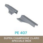 PONTEIRA ROMETAL FACETATO SAFIRA 15MM PE-407 PAR CHAMPAGNE/INOX PONTEIRA ROMETAL FACETATO SAFIRA 15MM PE-407 PAR CHAMPAGNE/INOX