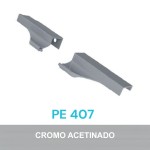 PONTEIRA ROMETAL FACETATO SAFIRA 15MM PE-407 PAR CROMO ACETINADO PONTEIRA ROMETAL FACETATO SAFIRA 15MM PE-407 PAR CROMO ACETINADO