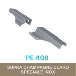 PONTEIRA ROMETAL FACETATO SAFIRA 18MM PE-408 PAR CHAMPAGNE/INOX PONTEIRA ROMETAL FACETATO SAFIRA 18MM PE-408 PAR CHAMPAGNE/INOX