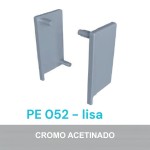 PONTEIRA ROMETAL GOLA LISA 15MM PE-052 PAR CROMO ACETINADO