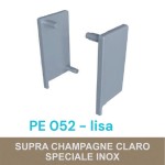 PONTEIRA ROMETAL GOLA LISA 15MM PE-052 PAR CHAMPAGNE/INOX