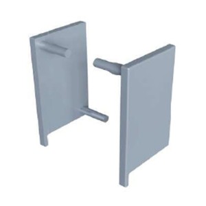 PONTEIRA ROMETAL GOLA LISA 18MM PE-053 PAR CHAMPAGNE/INOX