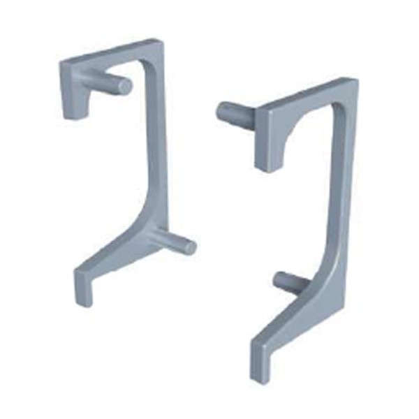 PONTEIRA ROMETAL GOLA VAZADA 15MM PE-052 PAR CROMO ACETINADO