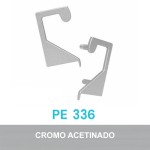 PONTEIRA ROMETAL TIPO COLEGATO 15MM PE-336 PAR CROMO ACETINADO PONTEIRA ROMETAL TIPO COLEGATO 15MM PE-336 PAR CROMO ACETINADO