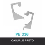 PONTEIRA ROMETAL TIPO COLEGATO 15MM PE-336 PAR PRETO