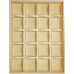 PORTA JÓIAS 420 X 320MM PA-02AV CREME AVELUDADO