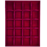 PORTA JÓIAS 420 X 320MM PA-02AV PINK AVELUDADO
