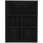 PORTA JÓIAS 440 X 340MM PJ-03AV PRETO AVELUDADO
