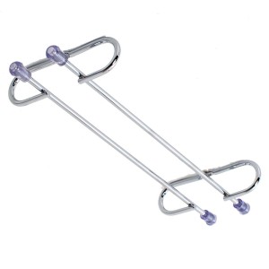 PORTA TAÇAS RETO CROMOZINCO 435 X 80 MM CROMADO