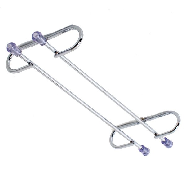 PORTA TAÇAS RETO CROMOZINCO 435 X 80 MM CROMADO